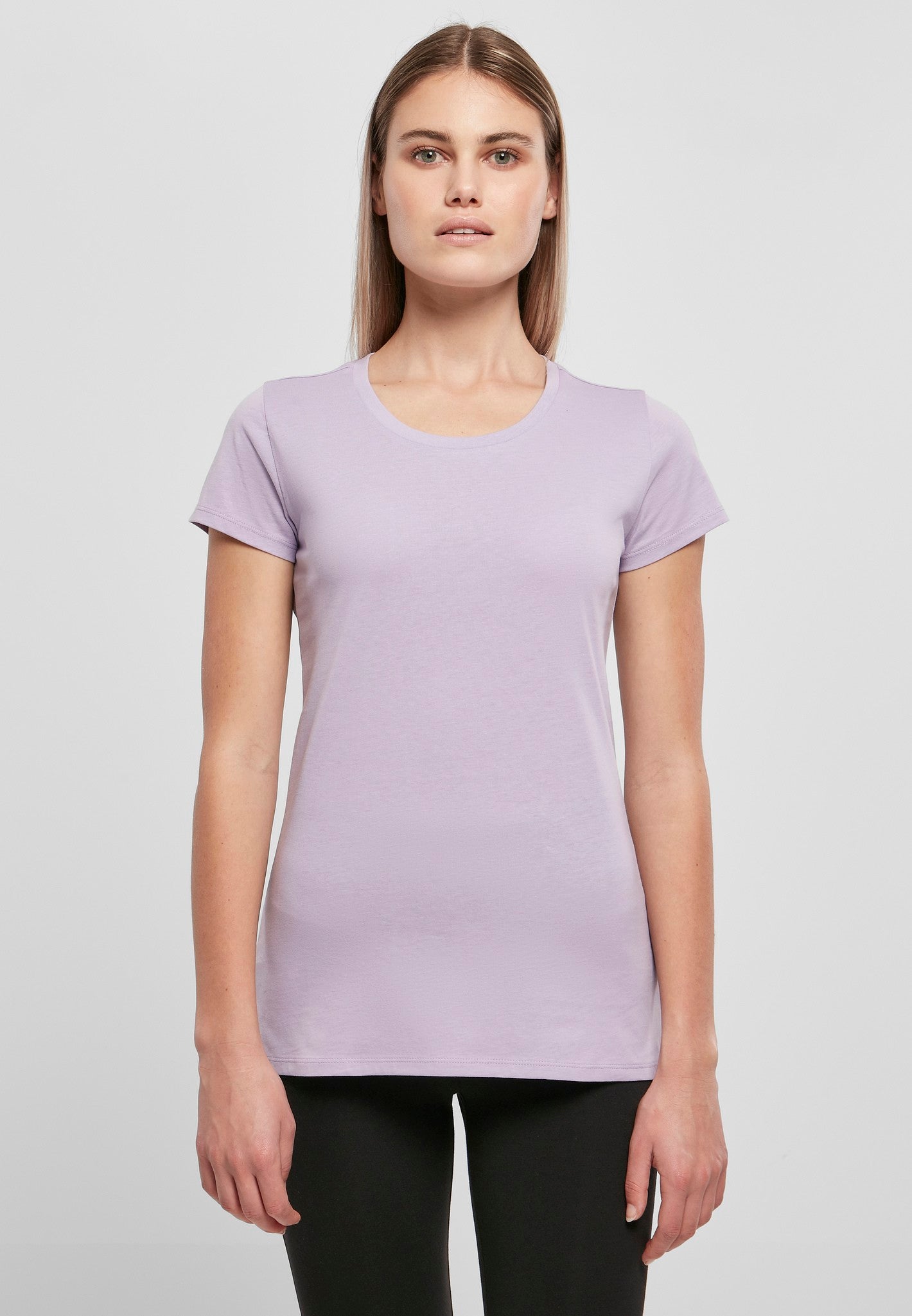 Build Your Brand Basic Women's basic tee - Lilac