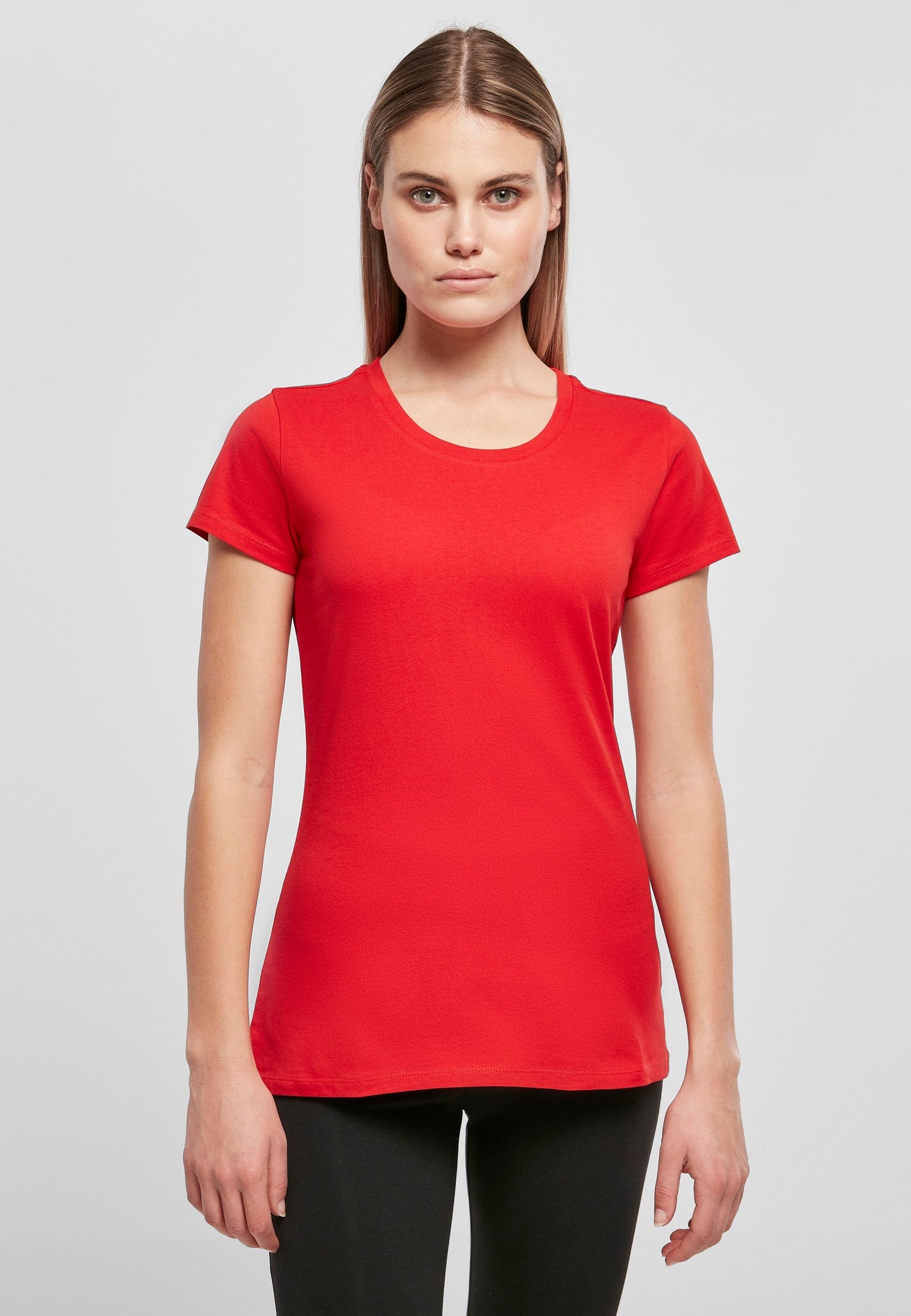 Build Your Brand Basic Women's basic tee - City Red