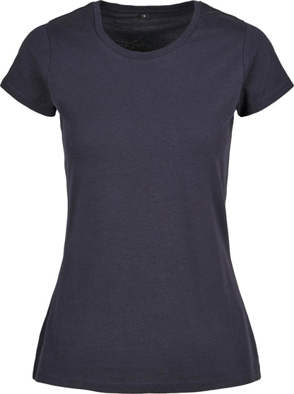 Build Your Brand Basic Women's basic tee - Navy