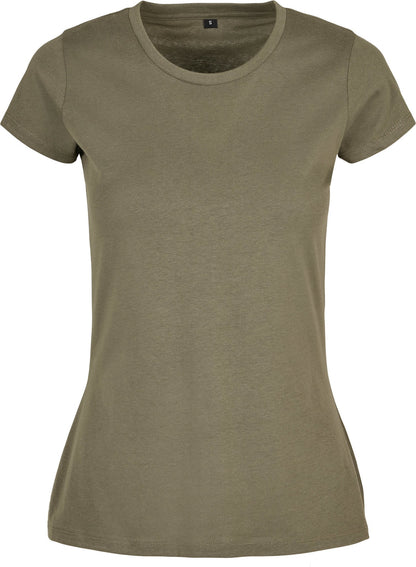 Build Your Brand Basic Women's basic tee - Olive