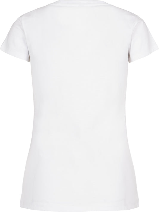 Build Your Brand Basic Women's basic tee - White