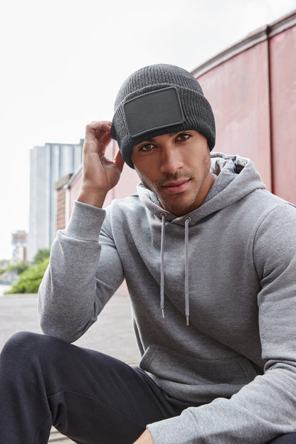 Beechfield Removable patch Thinsulate™ beanie