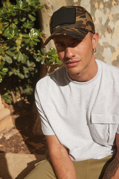 Beechfield Removable patch 5-panel cap