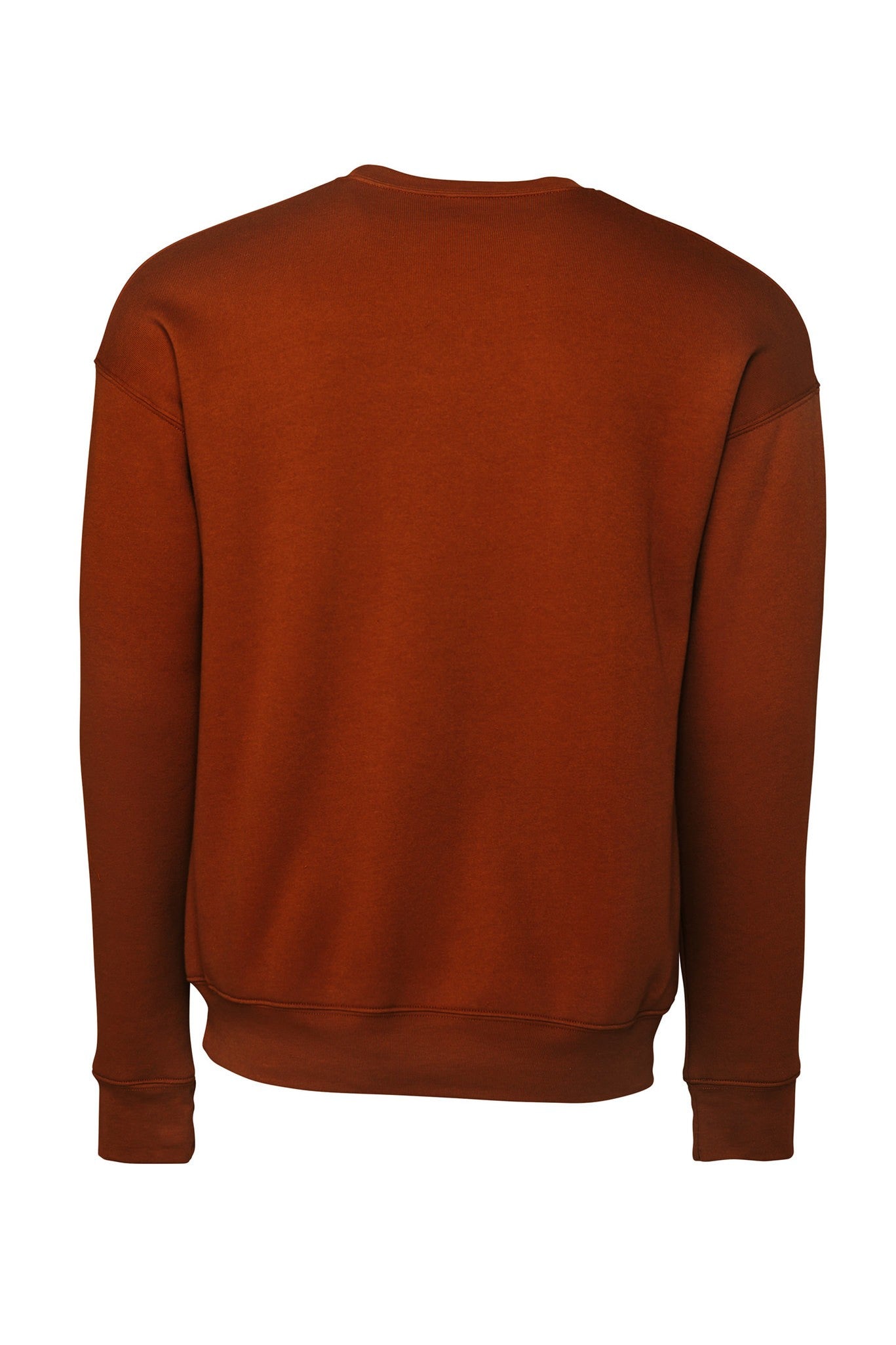 Bella Canvas Unisex drop shoulder fleece - Brick