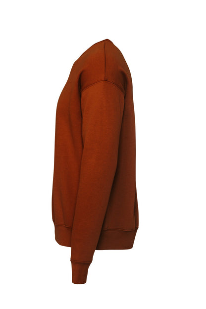 Bella Canvas Unisex drop shoulder fleece - Brick