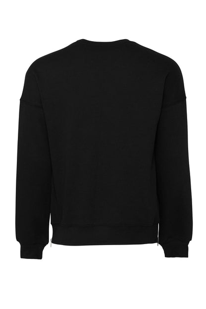 Bella Canvas Unisex drop shoulder fleece - DTG Black