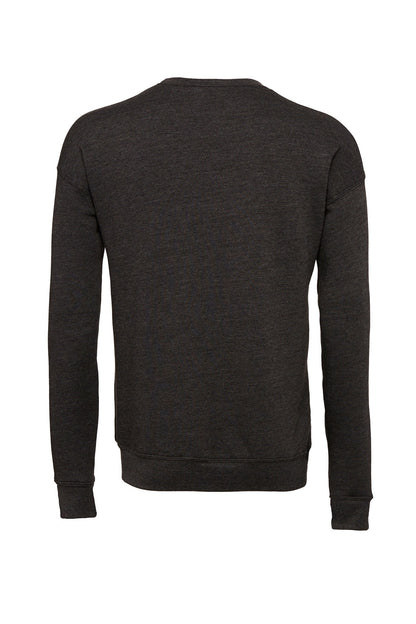 Bella Canvas Unisex drop shoulder fleece - Dark Grey Heather