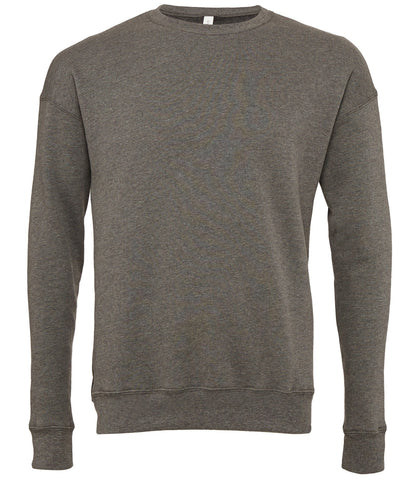 Bella Canvas Unisex drop shoulder fleece - Deep Heather