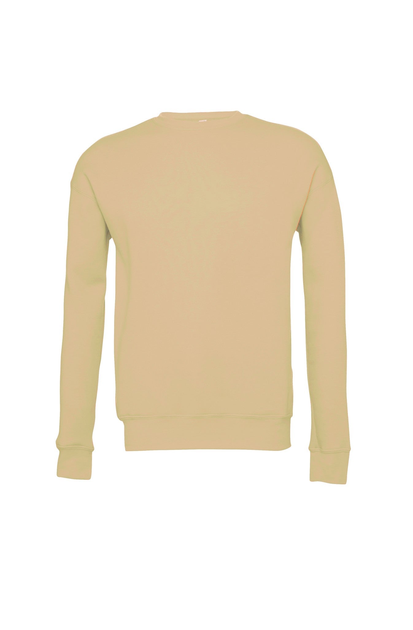 Bella Canvas Unisex drop shoulder fleece - Heather Sand Dune