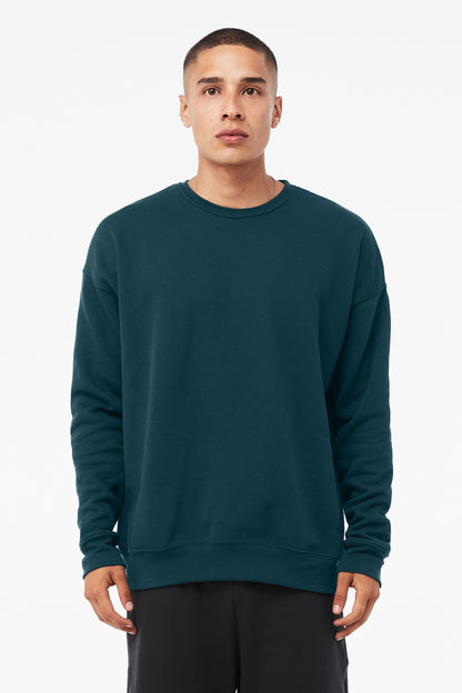 Bella Canvas Unisex drop shoulder fleece - Dusty Blue