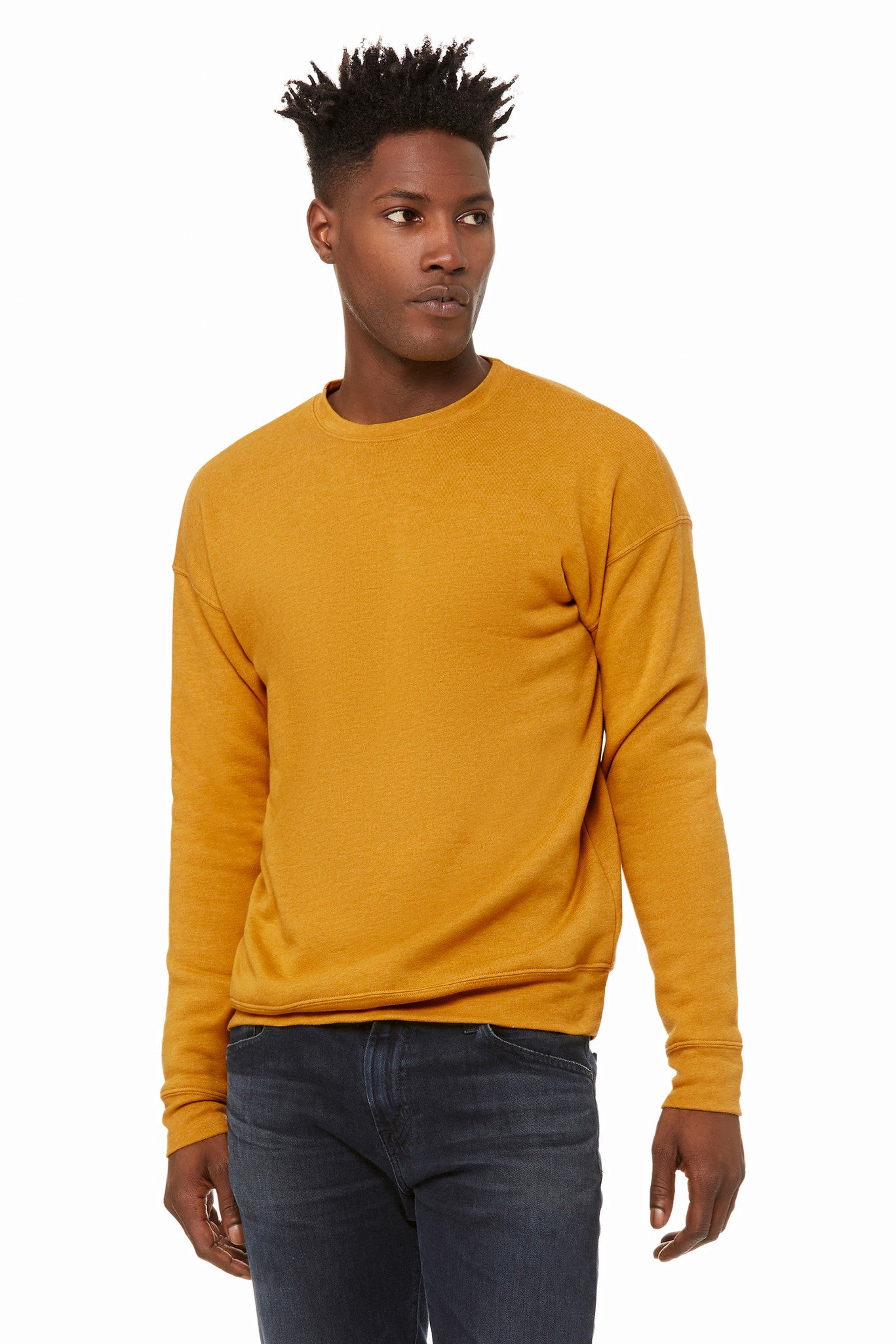 Bella Canvas Unisex drop shoulder fleece - Orange