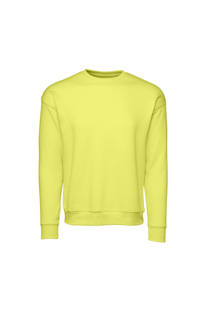 Bella Canvas Unisex drop shoulder fleece - Heather Mustard