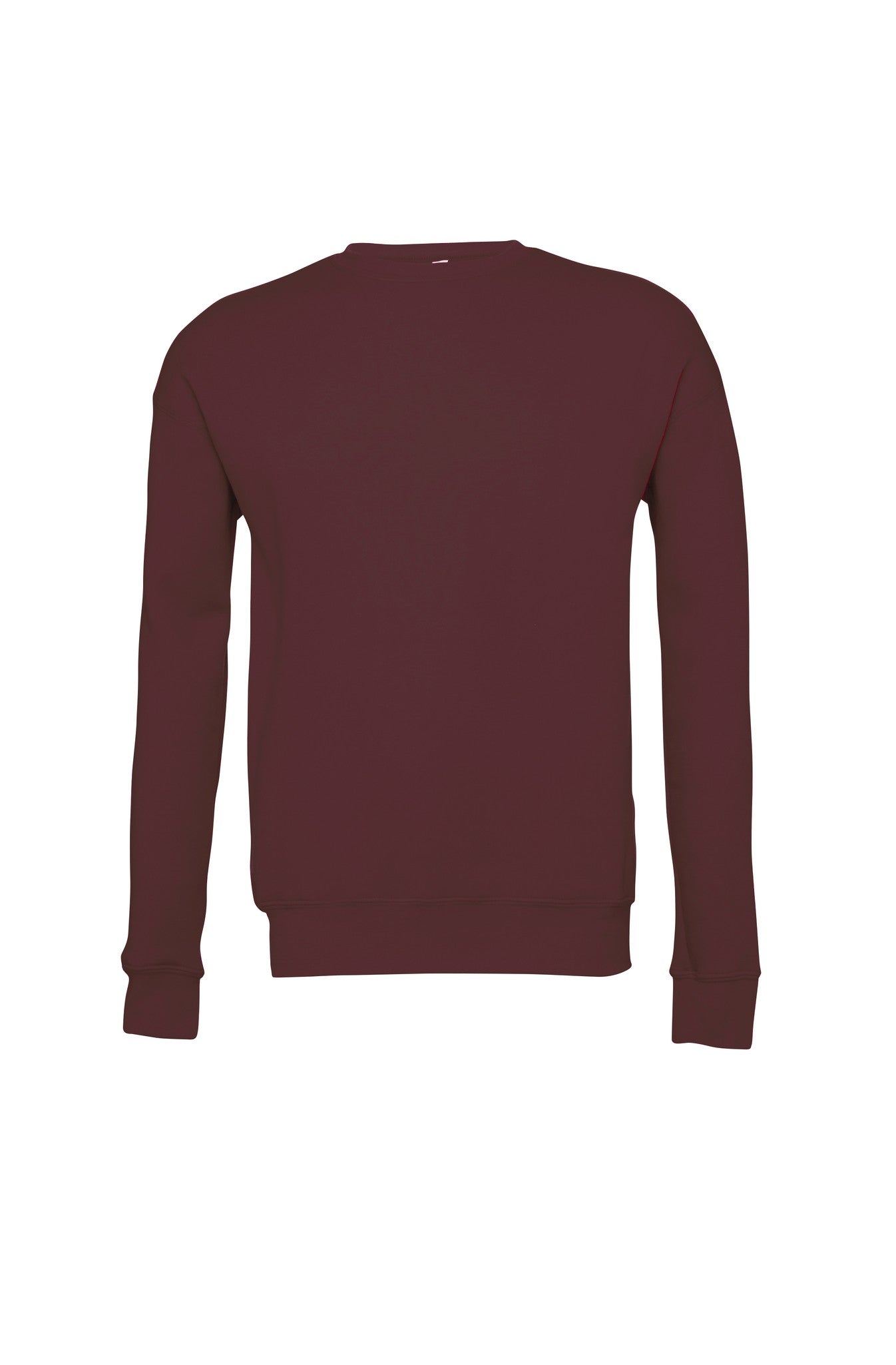 Bella Canvas Unisex drop shoulder fleece - Maroon