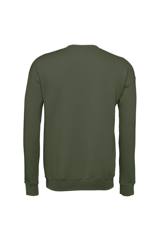 Bella Canvas Unisex drop shoulder fleece - Military Green