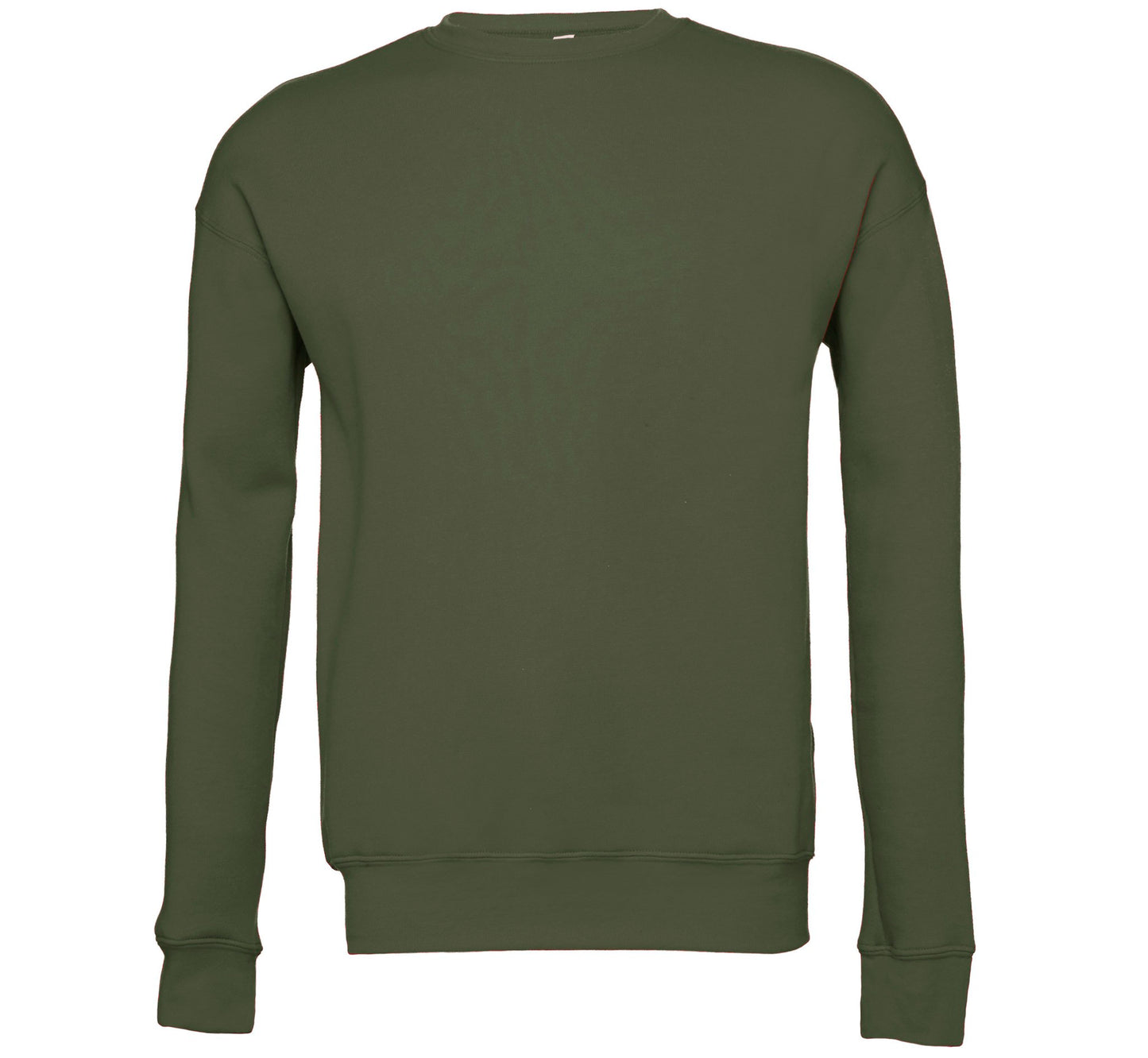 Bella Canvas Unisex drop shoulder fleece - Military Green