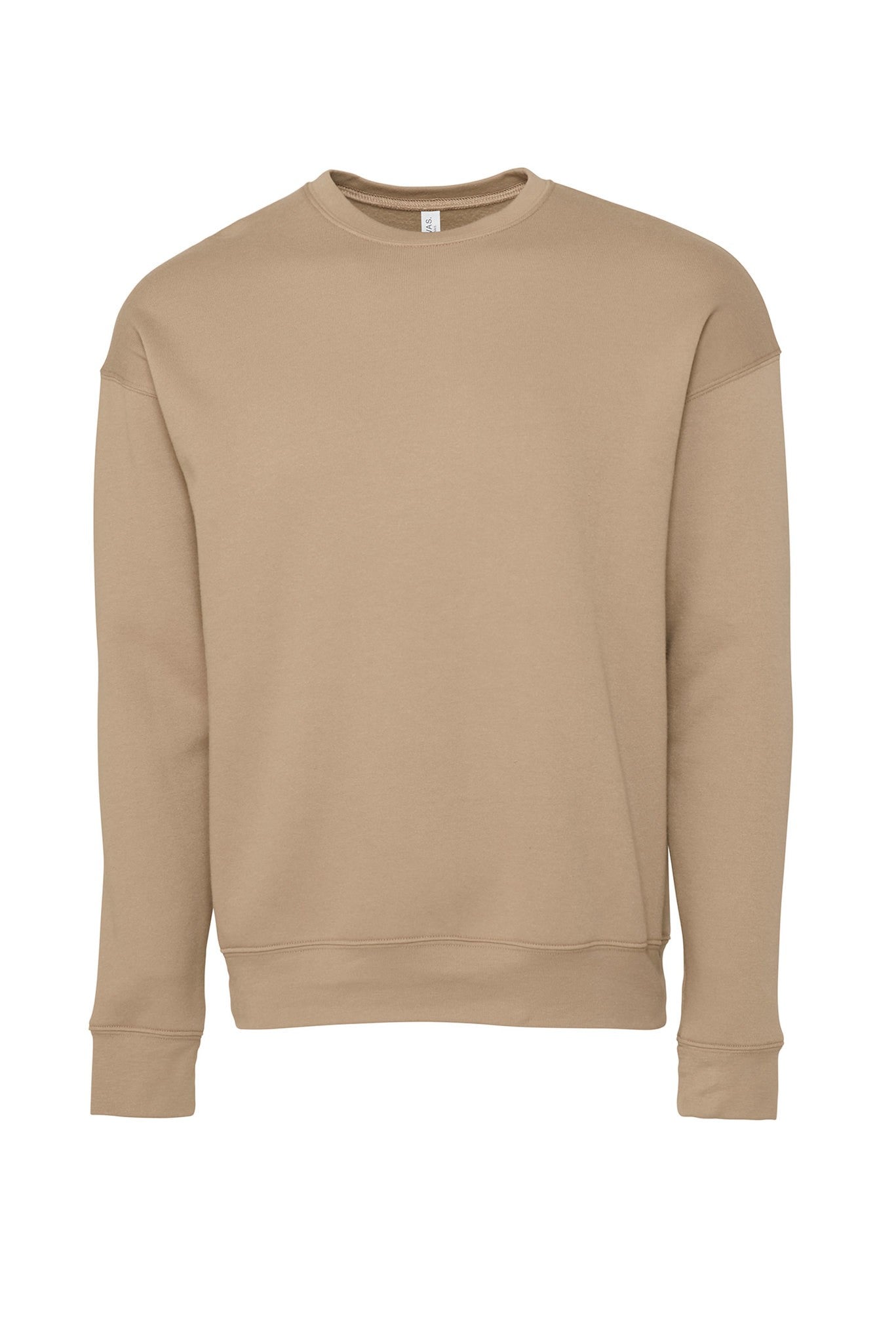 Bella Canvas Unisex drop shoulder fleece - Tan