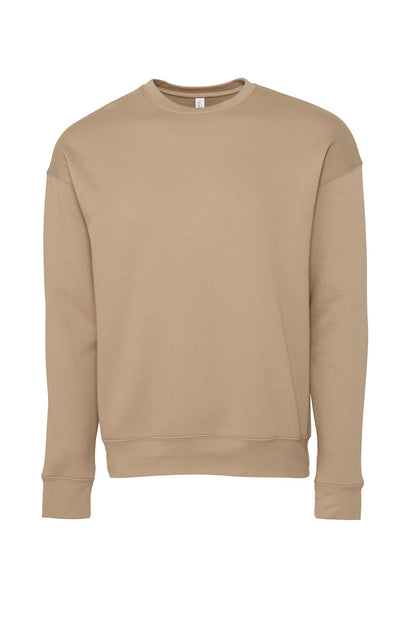 Bella Canvas Unisex drop shoulder fleece - Tan