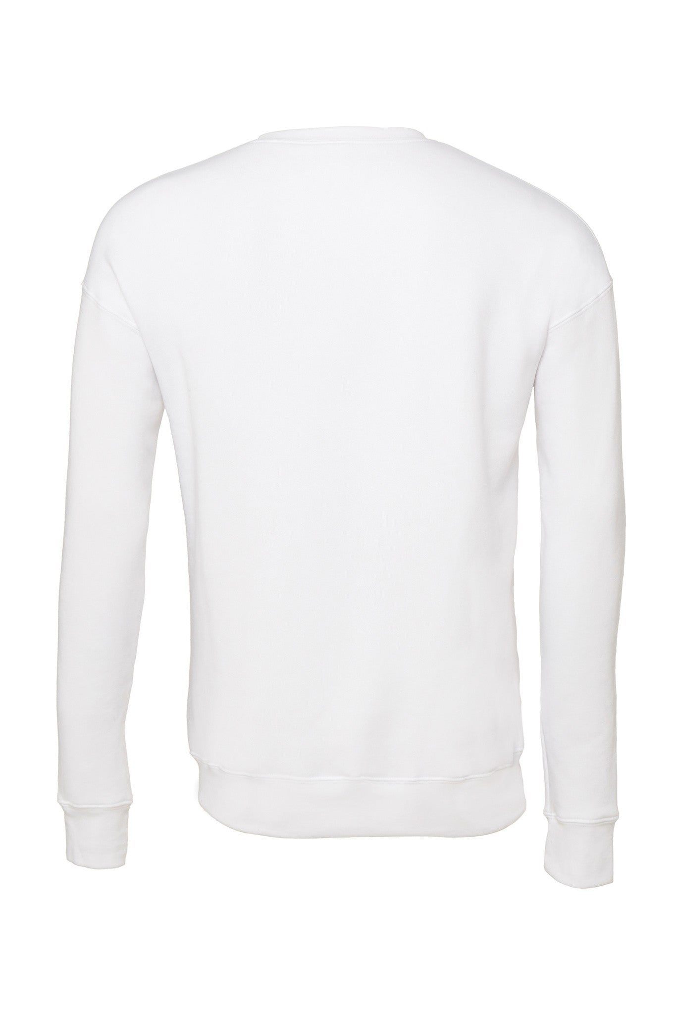 Bella Canvas Unisex drop shoulder fleece - White