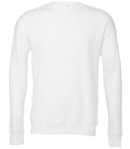 Bella Canvas Unisex drop shoulder fleece - White