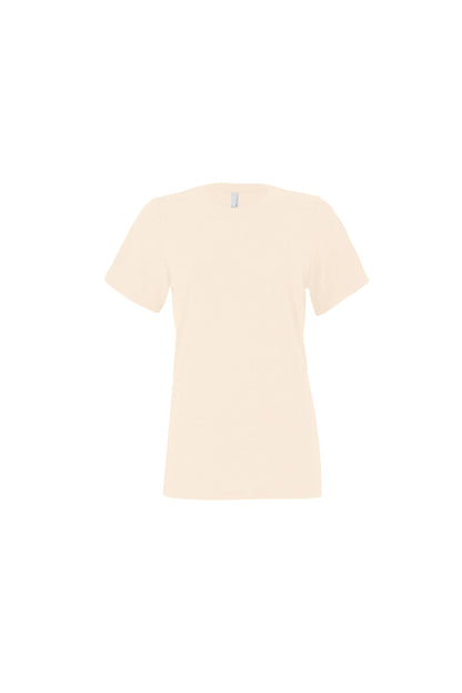 Bella Canvas Women's relaxed Jersey short sleeve tee - Heather Natural