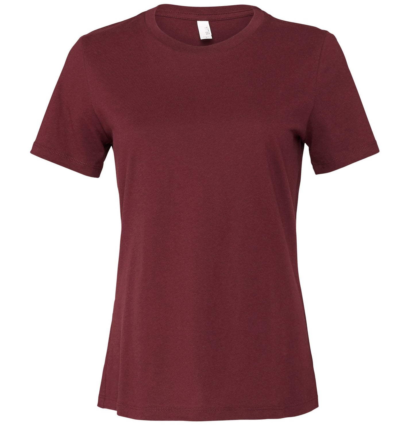 Bella Canvas Women's relaxed Jersey short sleeve tee - Maroon