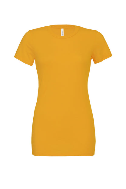 Bella Canvas Women's relaxed Jersey short sleeve tee - Mustard