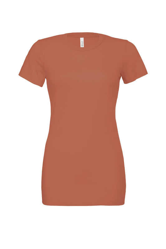 Bella Canvas Women's relaxed Jersey short sleeve tee - Terracotta