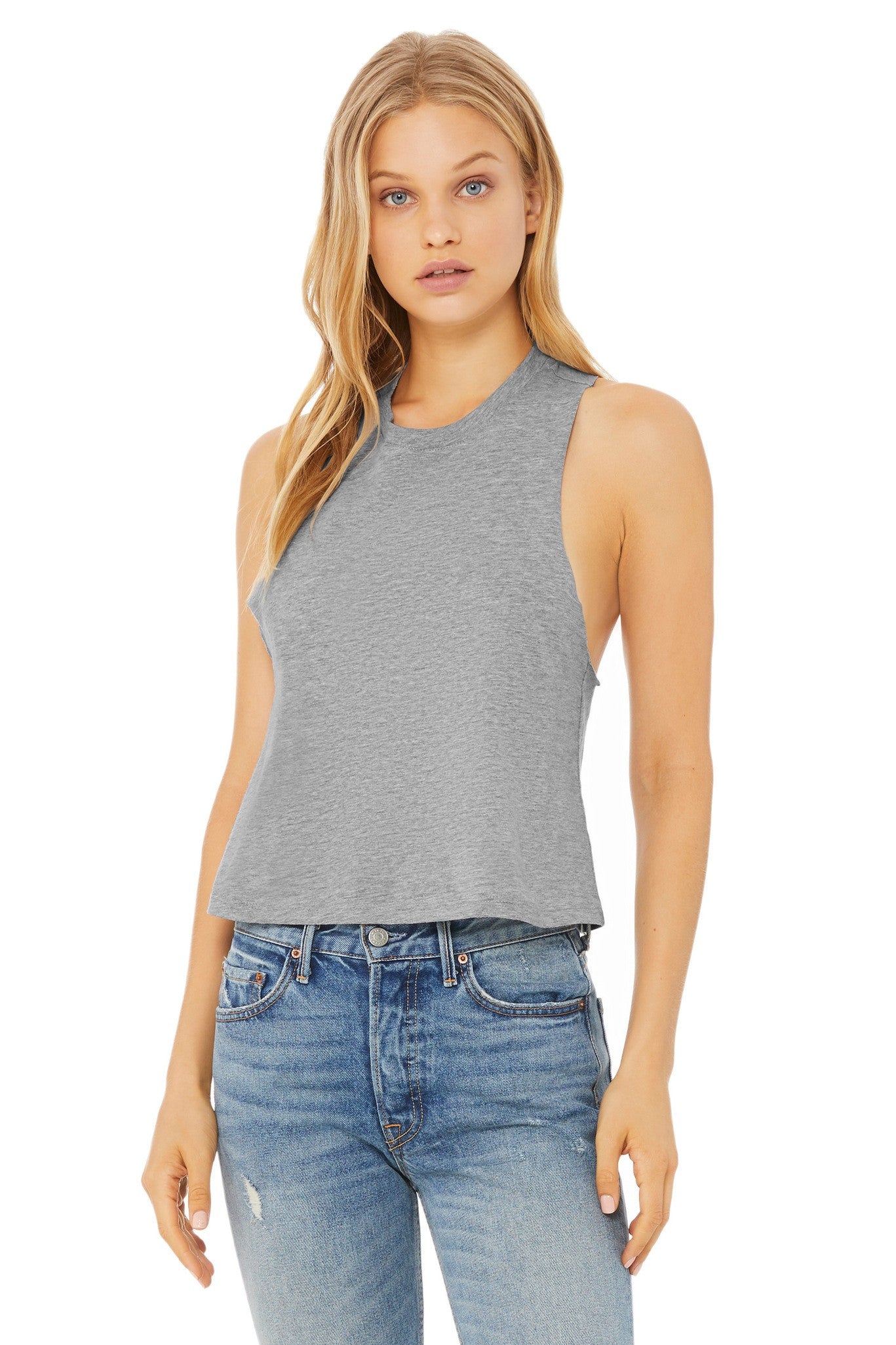 Bella Canvas Women's racerback cropped tank