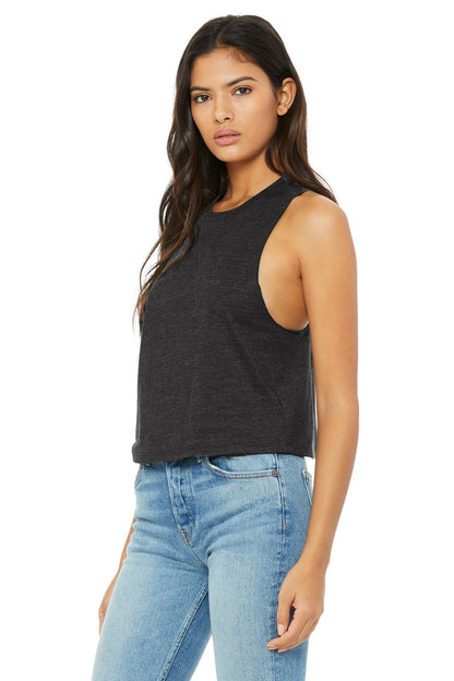 Bella Canvas Women's racerback cropped tank