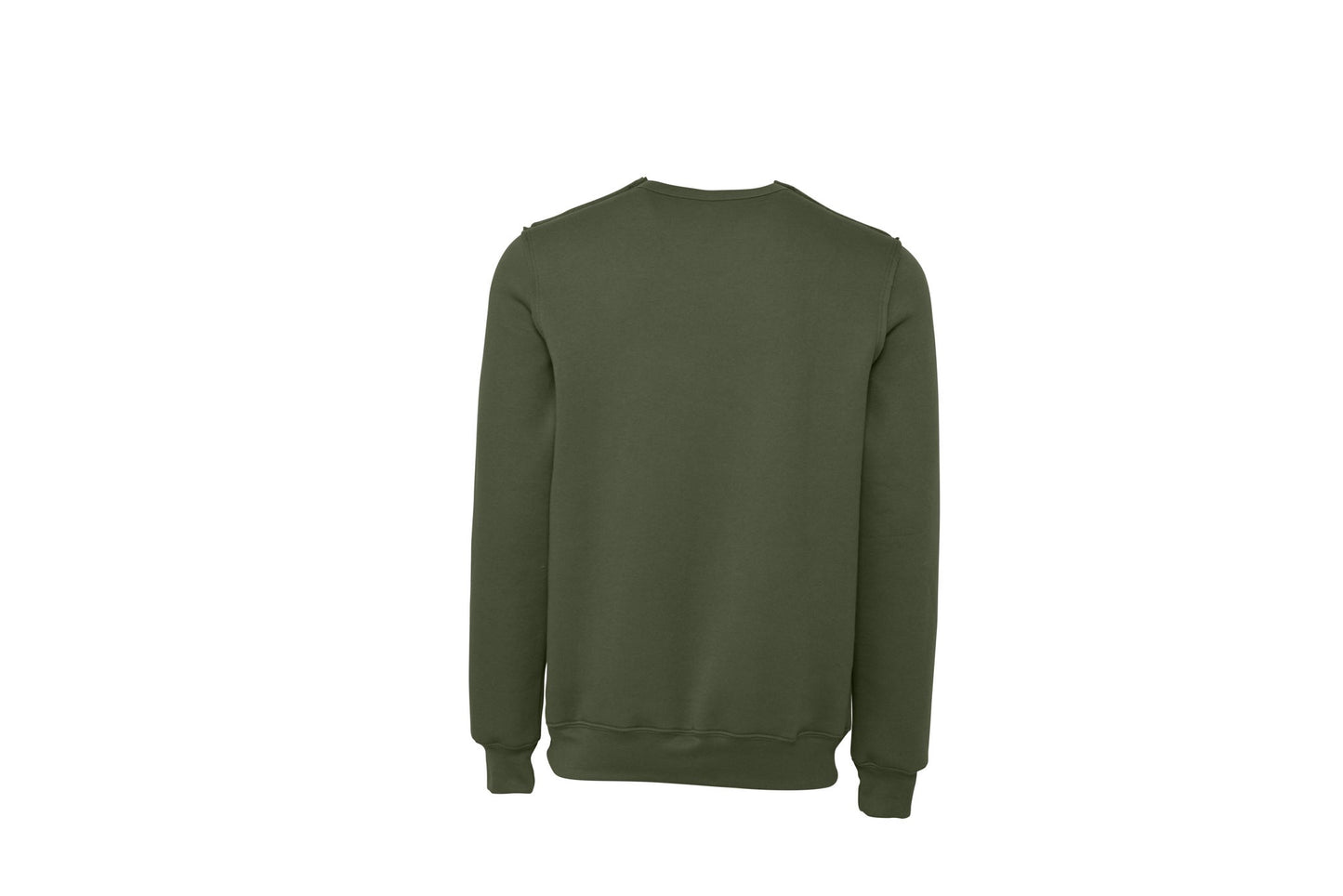 Bella Canvas Unisex raw-seam crew pullover