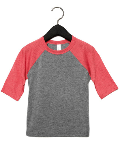 Bella Canvas Toddler ¾ sleeve baseball tee