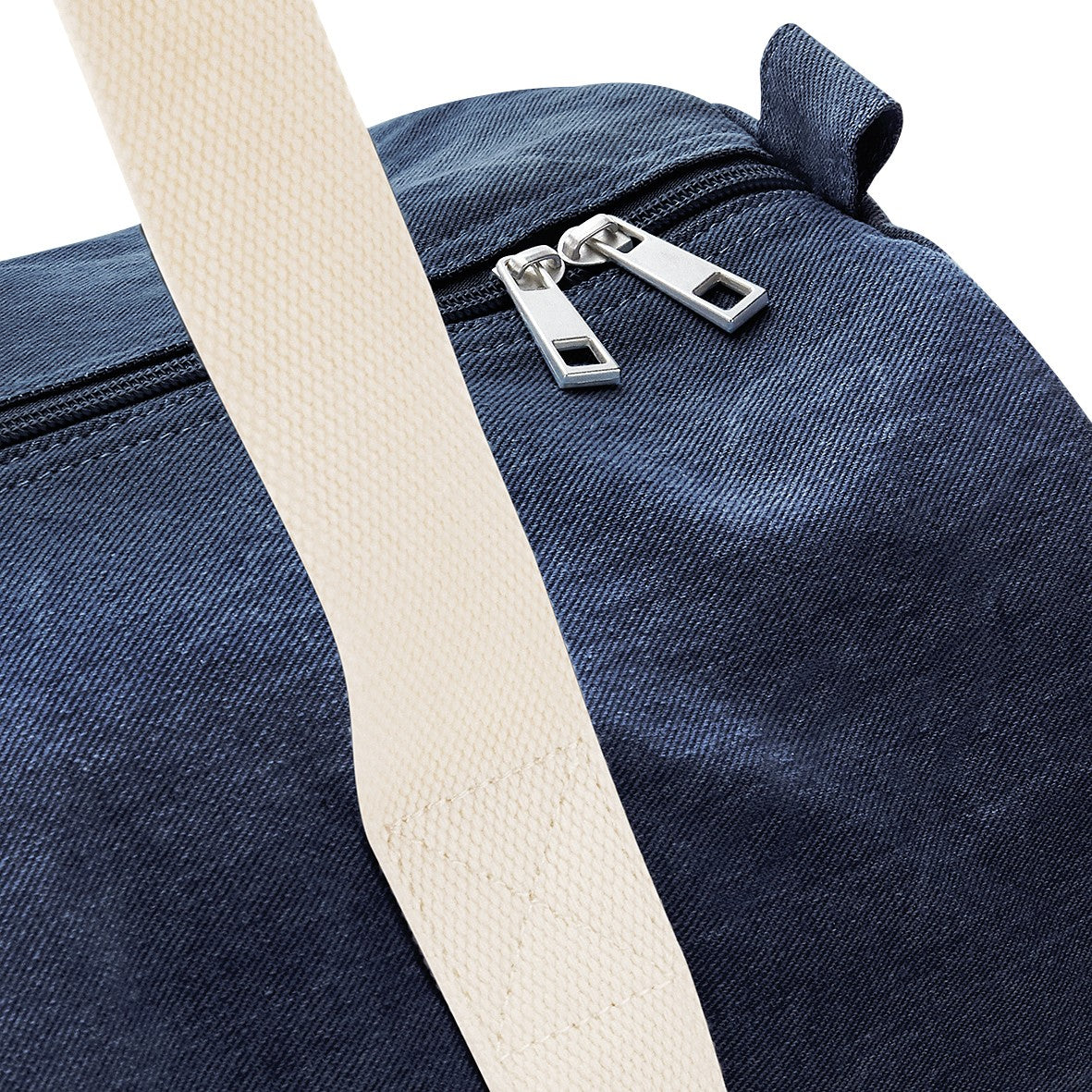 Bagbase Denim barrel bag