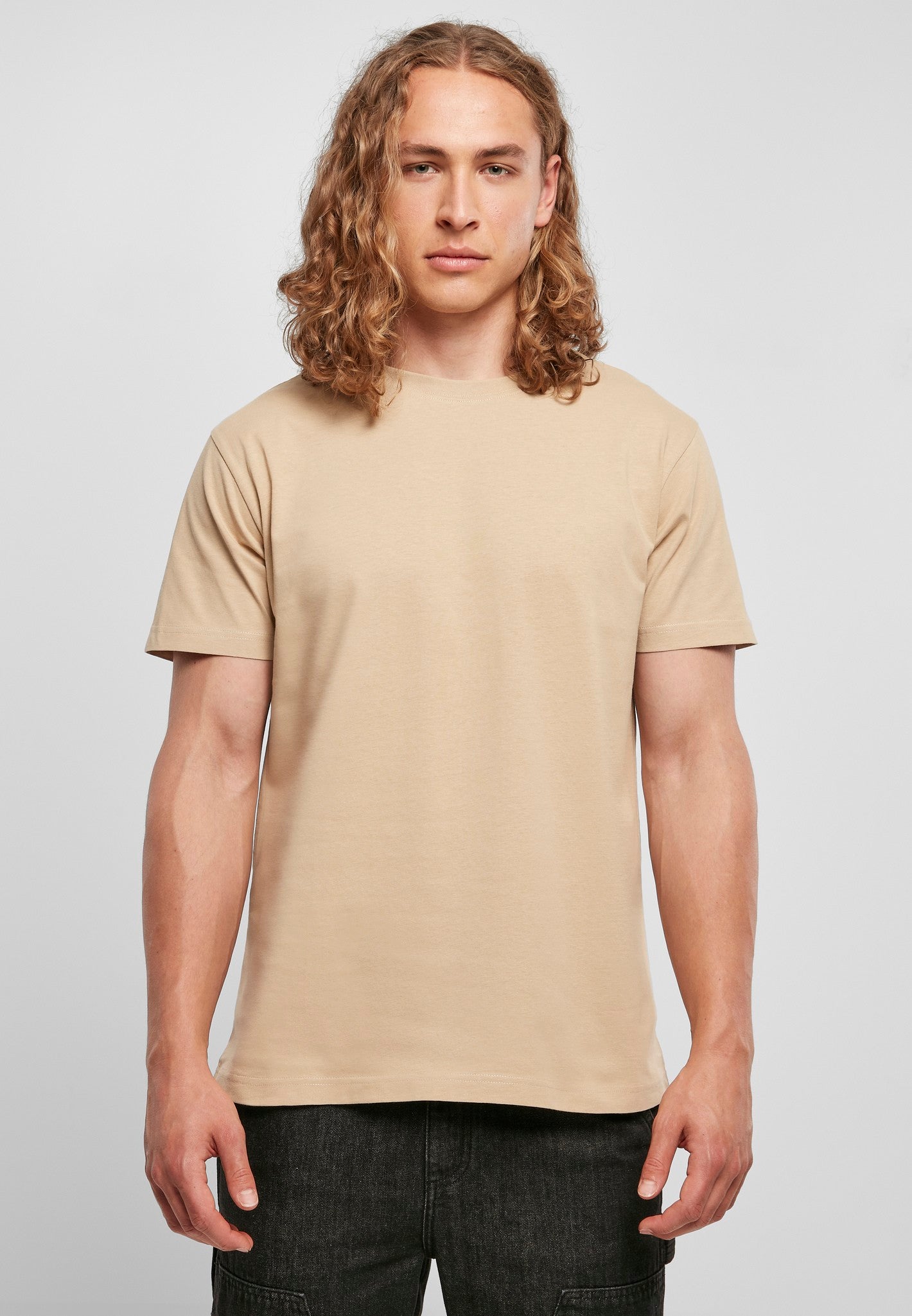 Build Your Brand T-shirt round-neck - Dark Shadow