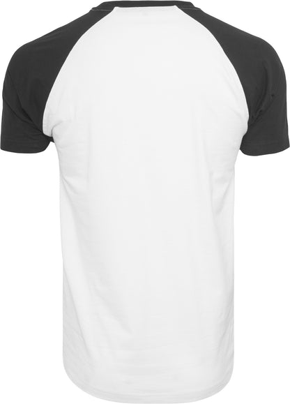 Build Your Brand Raglan contrast tee