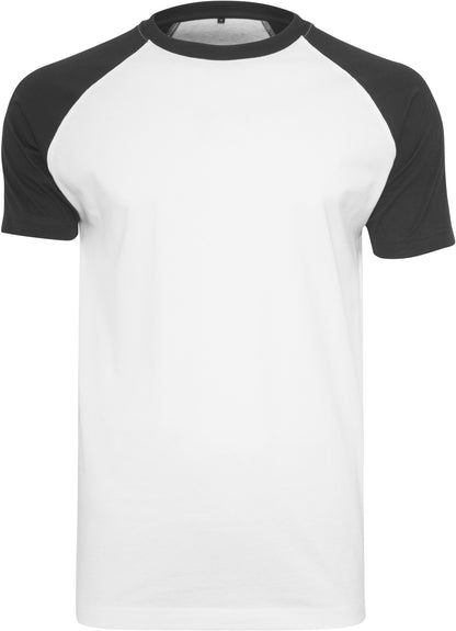 Build Your Brand Raglan contrast tee