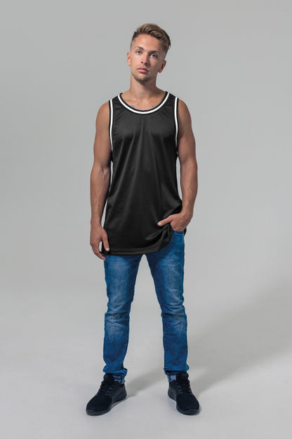 Build Your Brand Mesh tank top