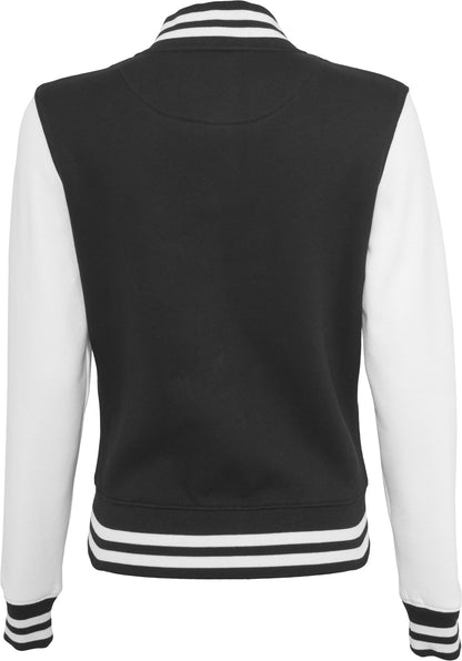 Build Your Brand Women's sweat college jacket