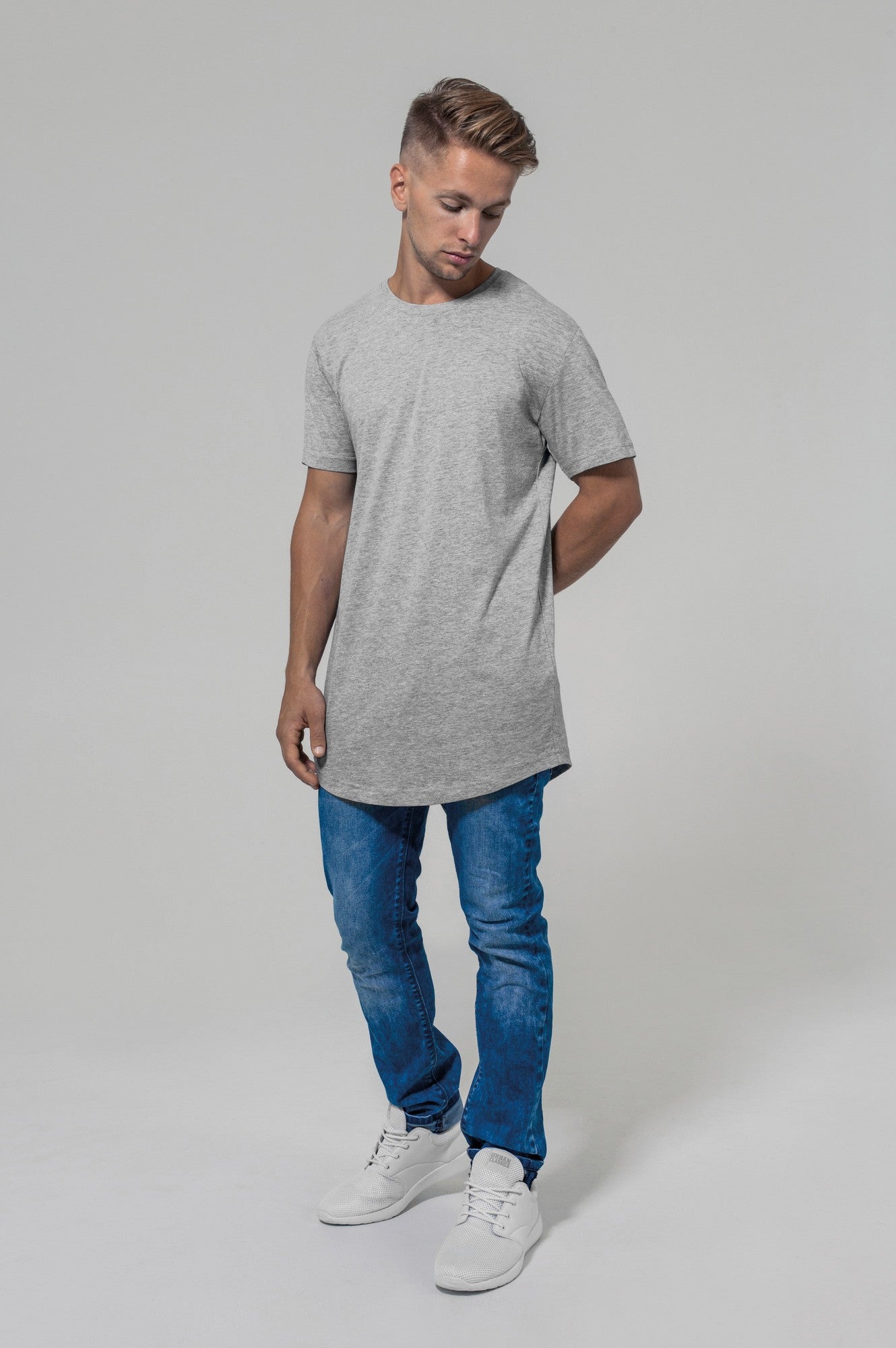 Build Your Brand Shaped long tee