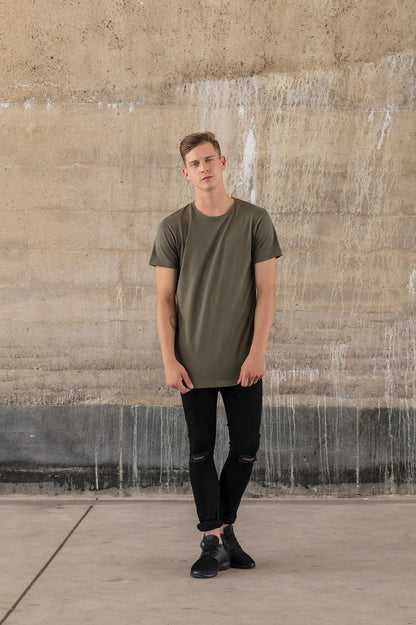 Build Your Brand Shaped long tee