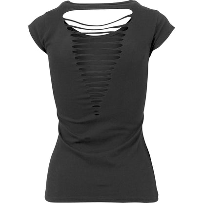 Build Your Brand Women's back cut tee