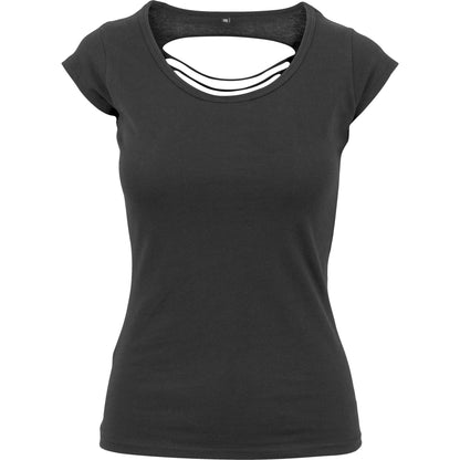 Build Your Brand Women's back cut tee