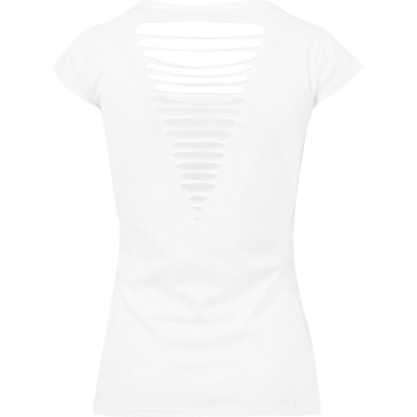 Build Your Brand Women's back cut tee