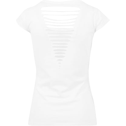 Build Your Brand Women's back cut tee