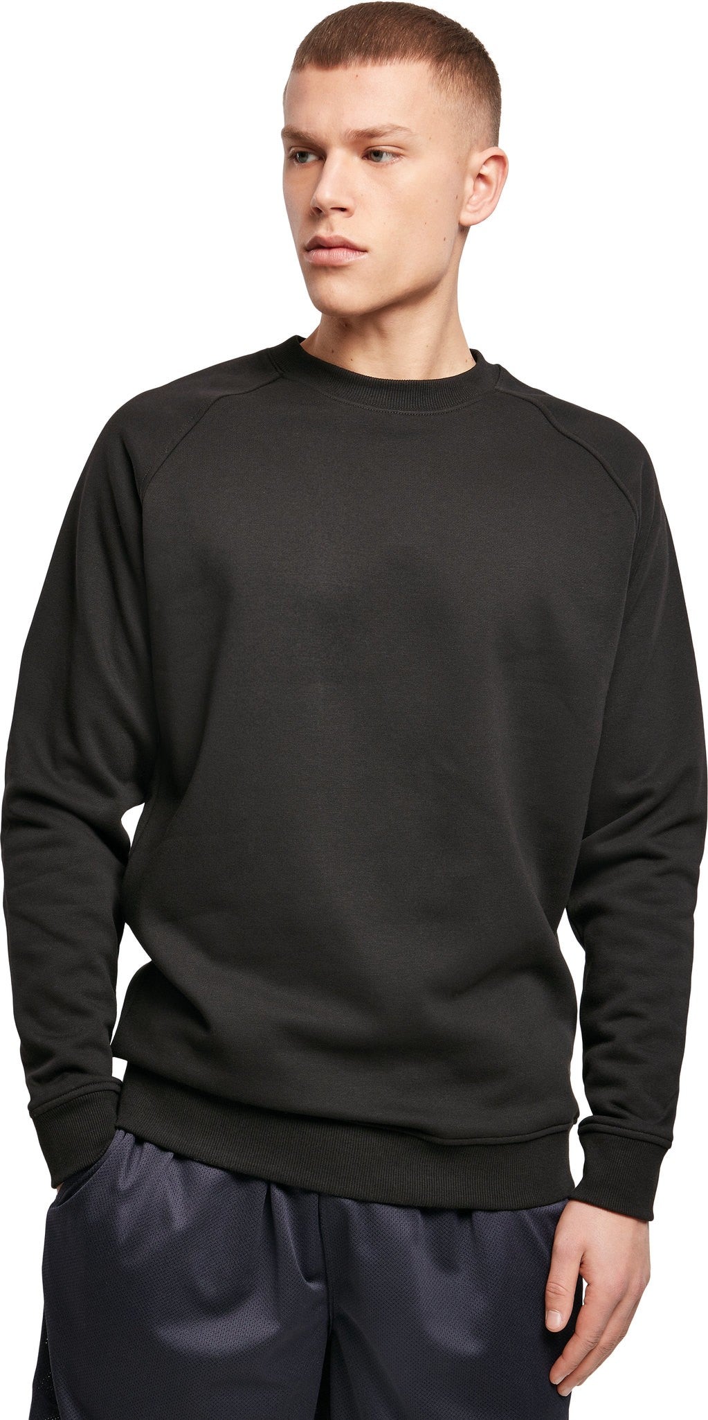 Build Your Brand Raglan sweat crew neck