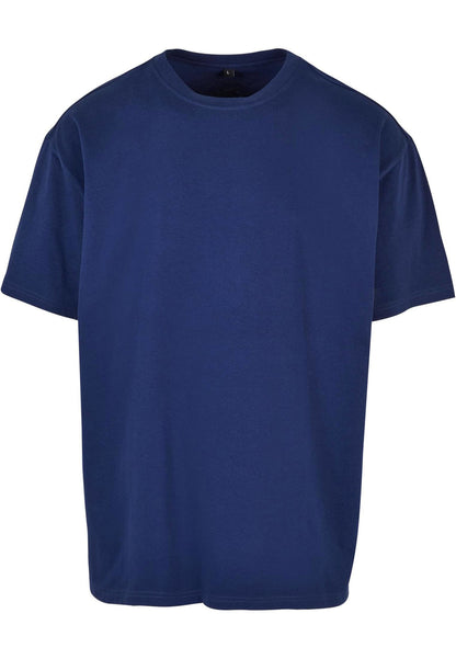 Build Your Brand Heavy oversized tee - Dark Blue