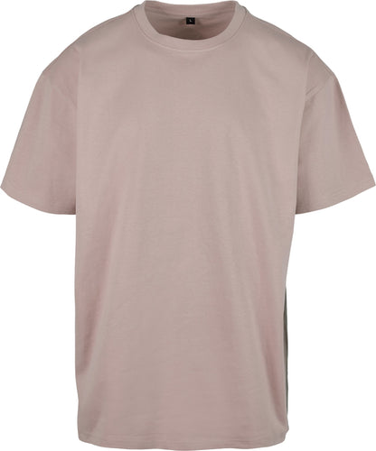 Build Your Brand Heavy oversized tee - Dusk Rose