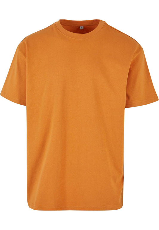 Build Your Brand Heavy oversized tee - Forgotten Orange