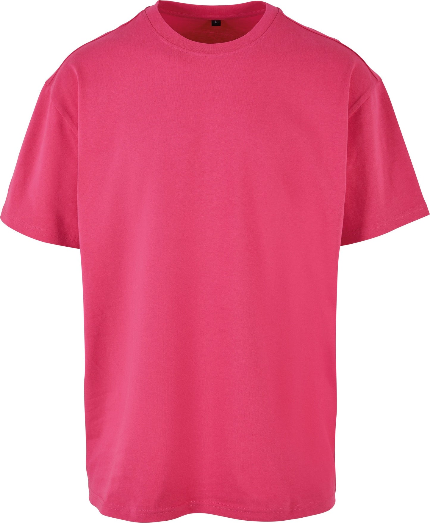 Build Your Brand Heavy oversized tee - Hibiskus Pink