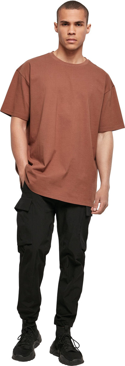 Build Your Brand Heavy oversized tee - Forgotten Orange