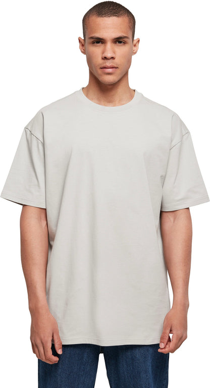 Build Your Brand Heavy oversized tee - Union Beige